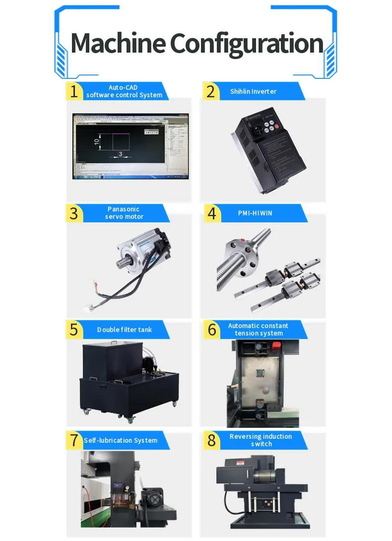 Am-630 Five-Axis Servo Motor High-Precision Molybdenum Wire EDM Wire Cutting Machine