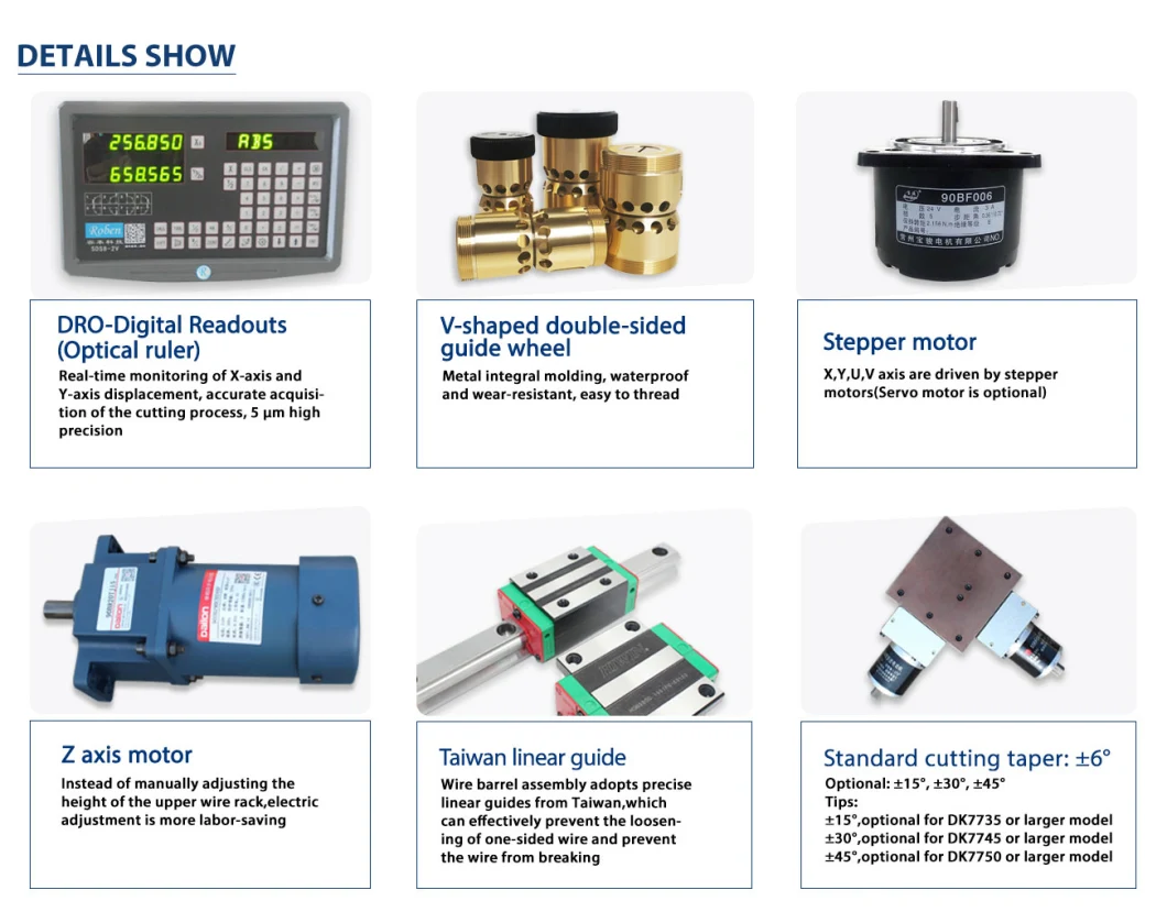 High Speed Dk77 Series Molybdenum EDM Wire Cut EDM Wire Machine Wire Cutting Machine Dk7732